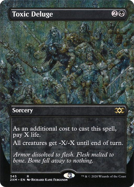 Toxic Deluge (2XM-345) [Double Masters] (Borderless) MTG Single Wizards of the Coast