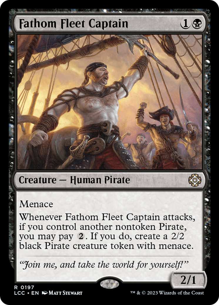 Fathom Fleet Captain (LCC-197) [The Lost Caverns of Ixalan Commander] MTG Single Wizards of the Coast