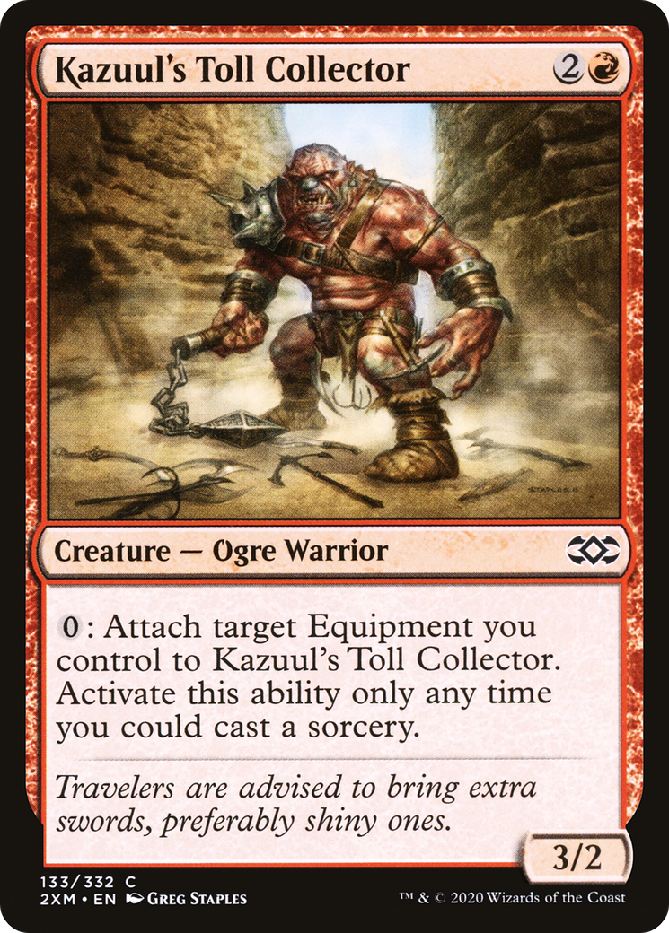 Kazuul's Toll Collector (2XM-133) [Double Masters] Foil MTG Single Wizards of the Coast