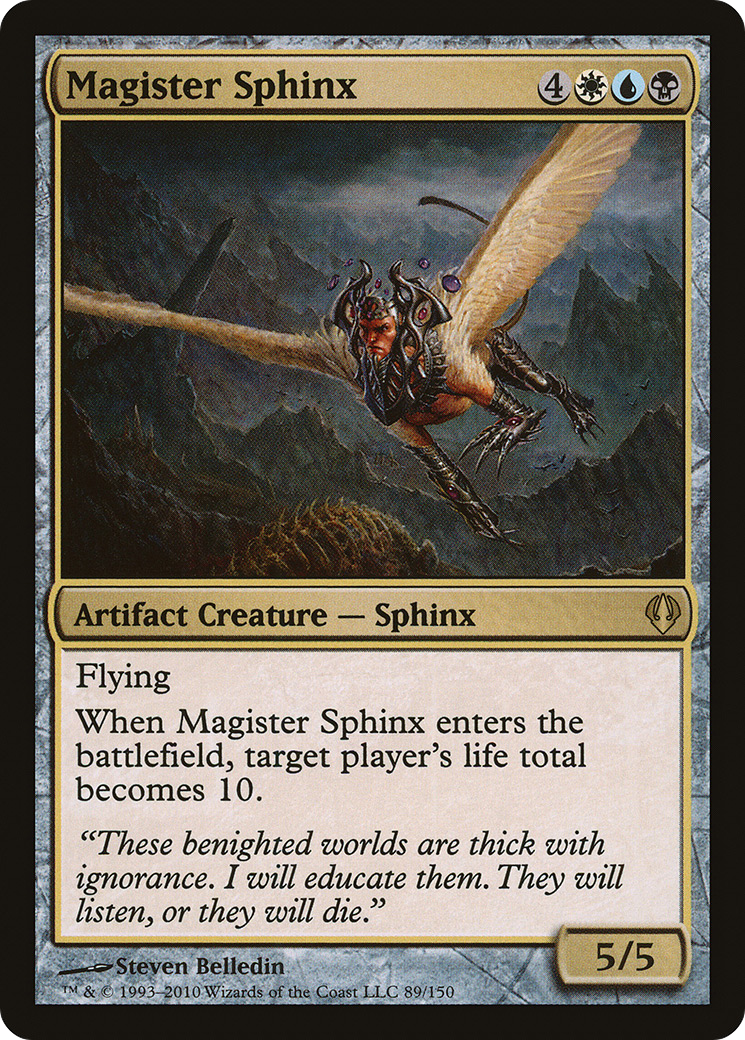 Magister Sphinx (ARC-089) [Misc] Archenemy MTG Single Wizards of the Coast
