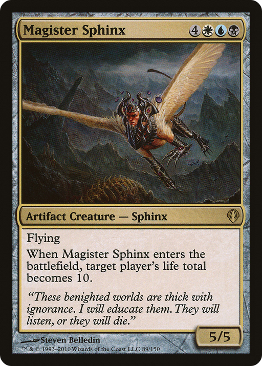 Magister Sphinx (ARC-089) [Misc] Archenemy MTG Single Wizards of the Coast