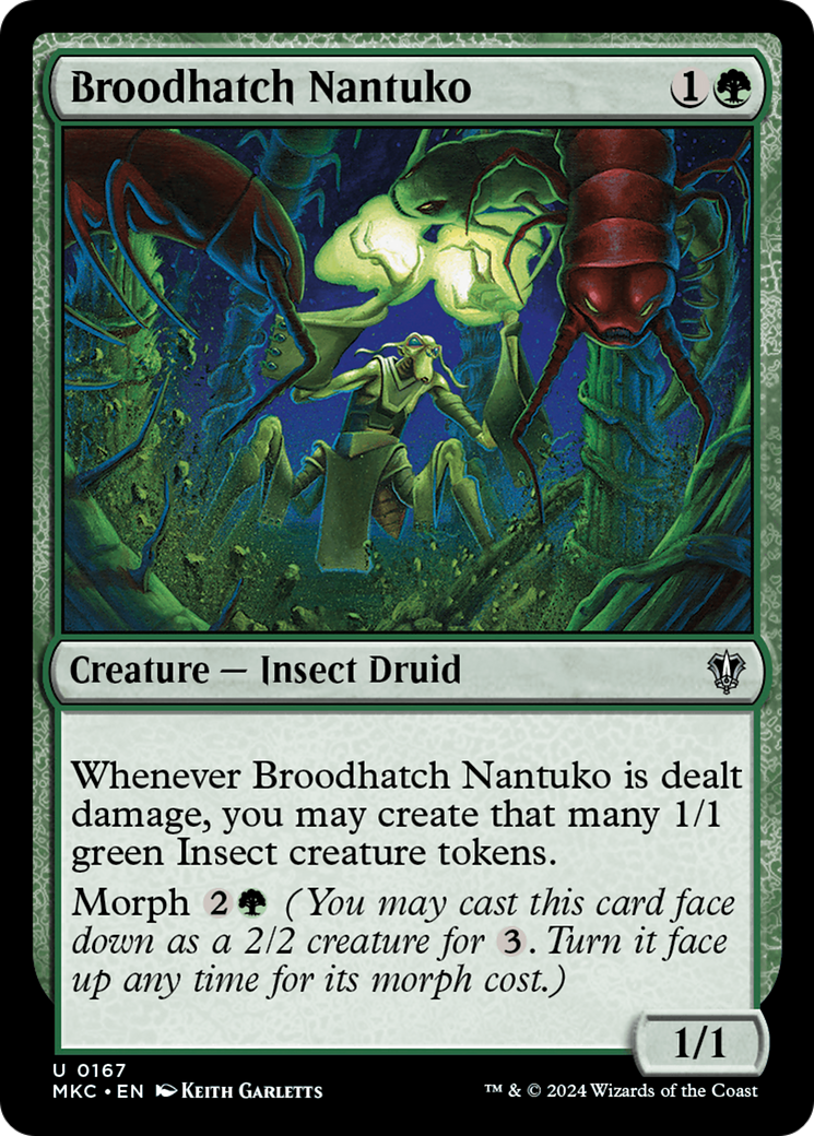 Broodhatch Nantuko (MKC-167) [Murders at Karlov Manor Commander] MTG Single Wizards of the Coast