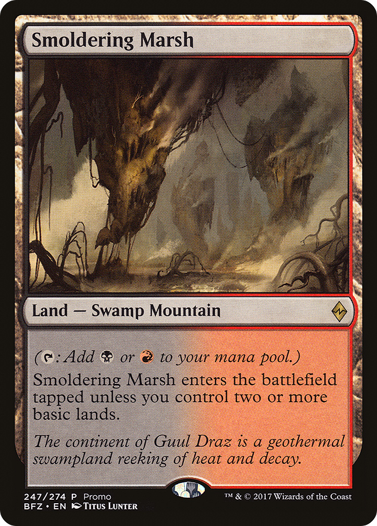 Smoldering Marsh (SSP-247) [BFZ Standard Series] MTG Single Wizards of the Coast
