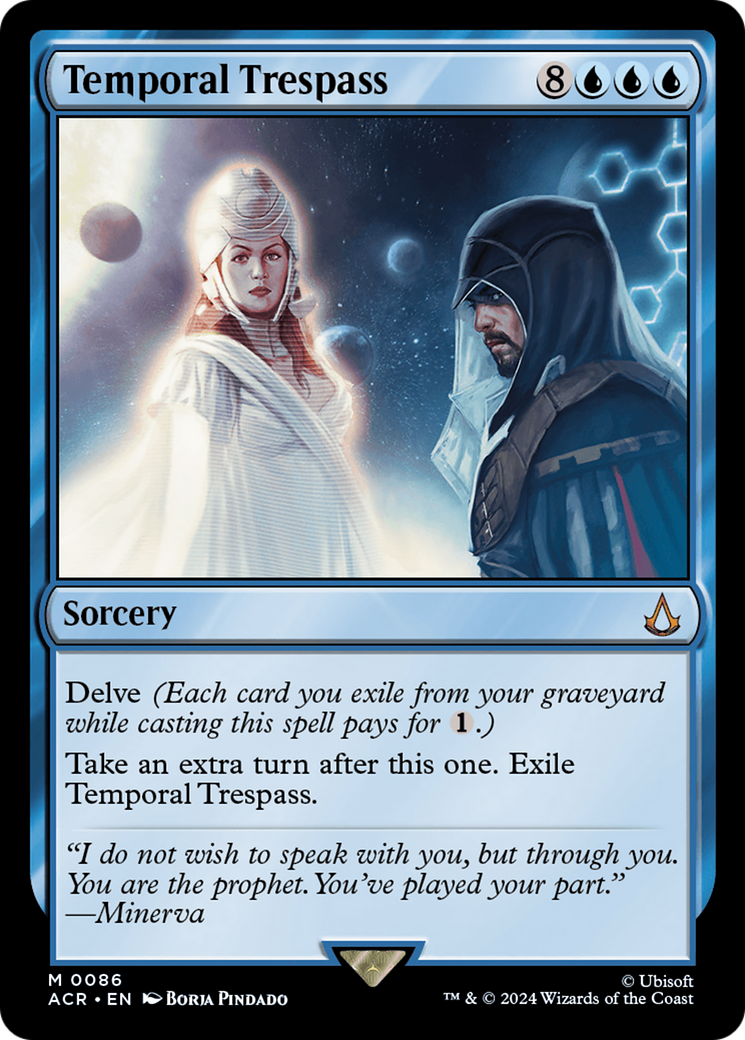 Temporal Trespass (ACR-086) [Assassin's Creed] Foil MTG Single Wizards of the Coast