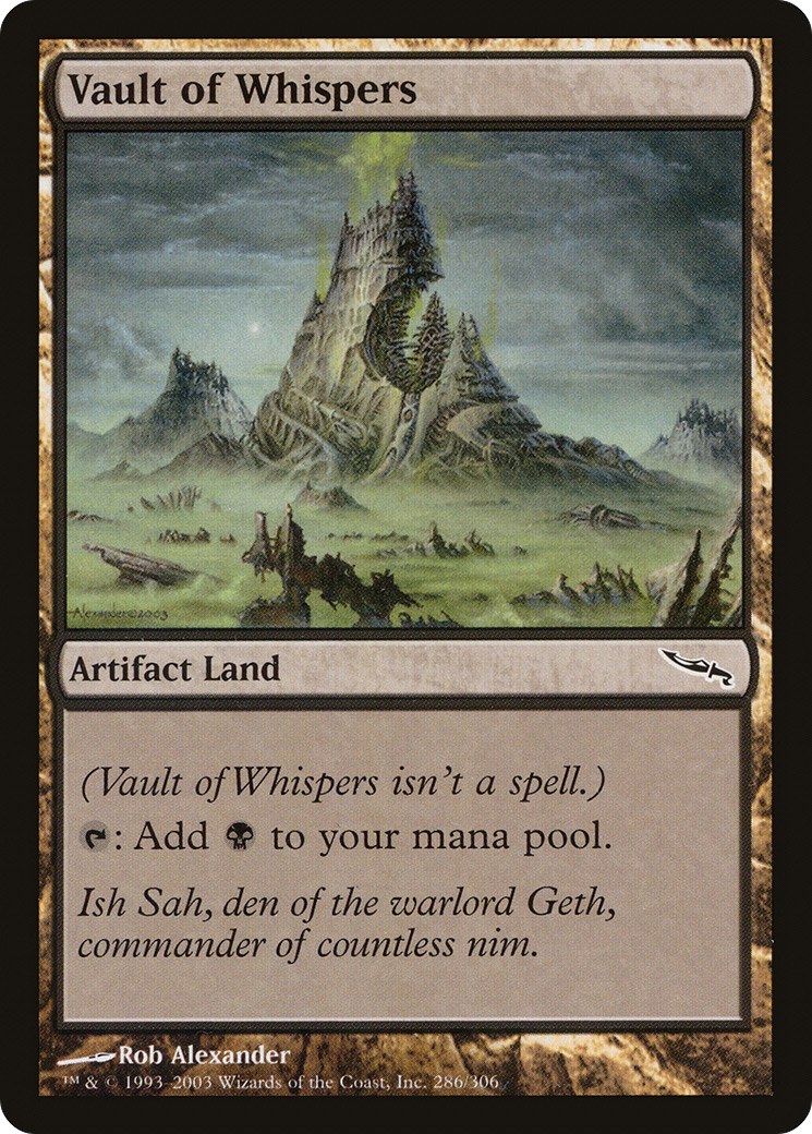 Vault of Whispers (MRD-286) [Mirrodin] MTG Single Wizards of the Coast