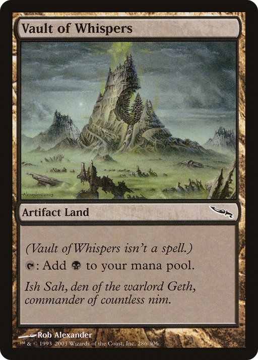 Vault of Whispers (MRD-286) [Mirrodin] MTG Single Wizards of the Coast