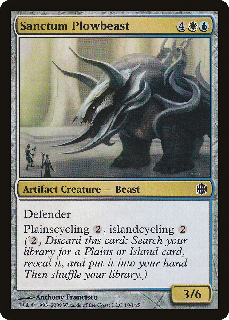 Sanctum Plowbeast (ARB-010) [Alara Reborn] Foil MTG Single Wizards of the Coast