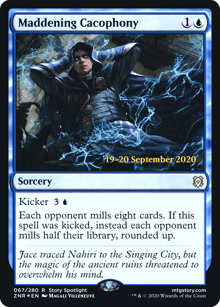 Maddening Cacophony (PRE-067) [Zendikar Rising Promos] Foil MTG Single Wizards of the Coast