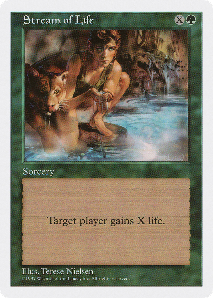 Stream of Life (5ED-328) [Fifth Edition] MTG Single Wizards of the Coast