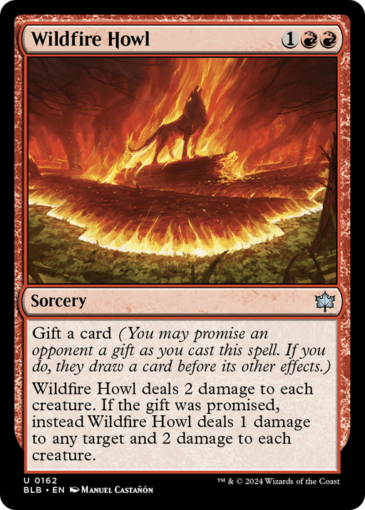 Wildfire Howl (BLB-162) [Bloomburrow] Foil MTG Single Wizards of the Coast