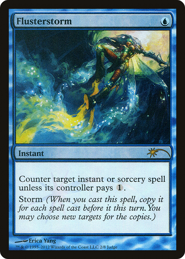 Flusterstorm (JDG-002) [Misc] Judge Gift Cards 2012 Foil MTG Single Wizards of the Coast