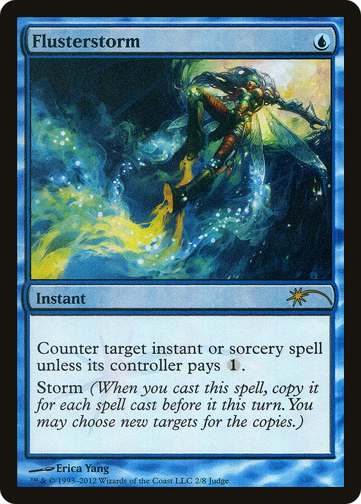 Flusterstorm (JDG-002) [Misc] Judge Gift Cards 2012 Foil MTG Single Wizards of the Coast