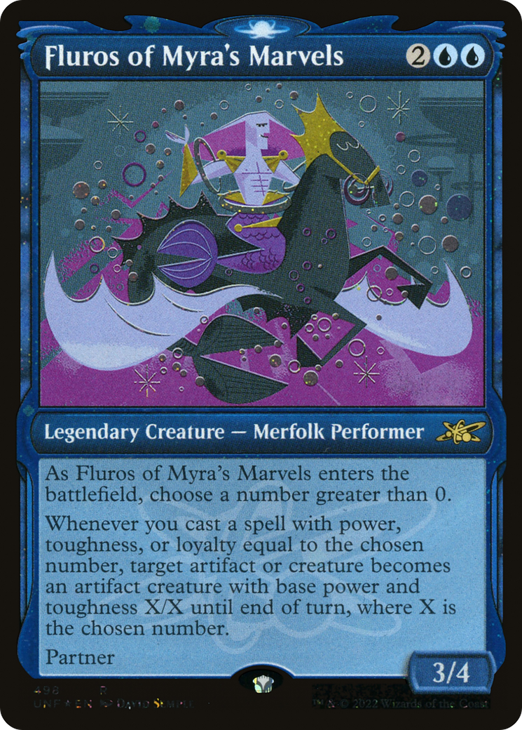 Fluros of Myra's Marvels (Galaxy Foil) (UNF-498) [Unfinity] (Showcase) Foil MTG Single Wizards of the Coast