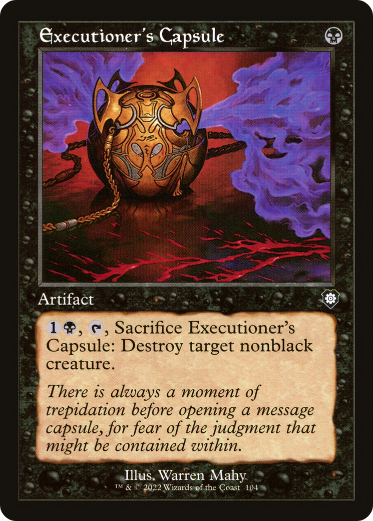 Executioner's Capsule (BRC-104) [The Brothers' War Commander] MTG Single Wizards of the Coast