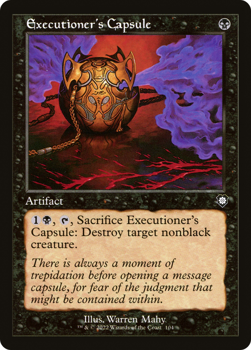 Executioner's Capsule (BRC-104) [The Brothers' War Commander] MTG Single Wizards of the Coast