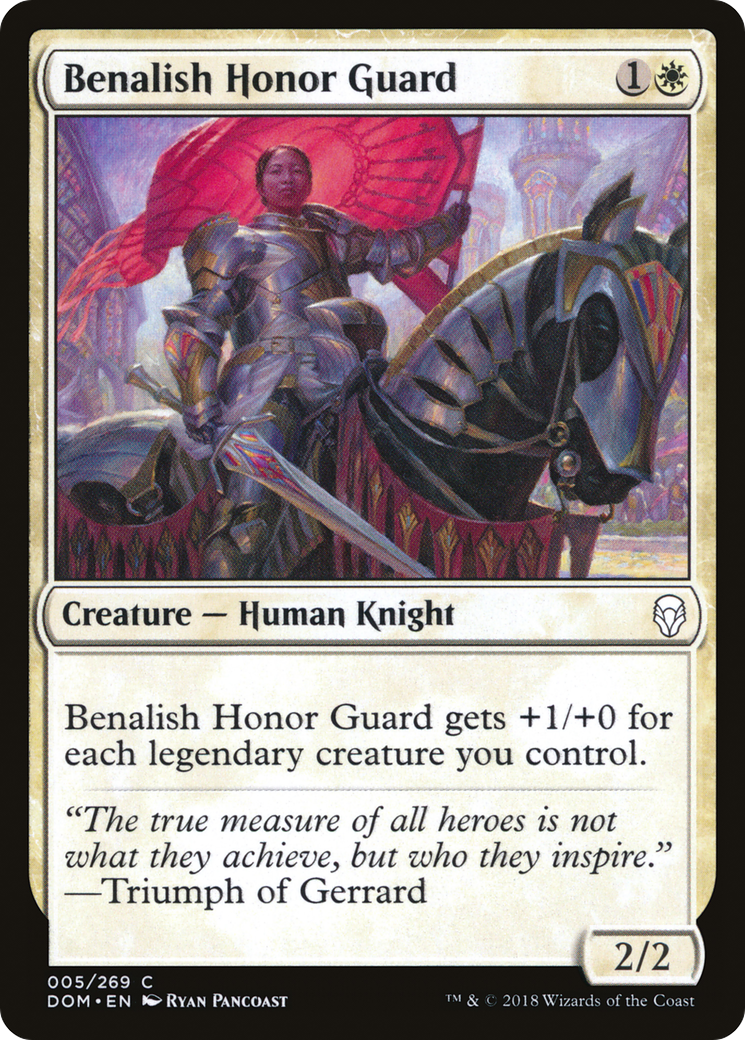 Benalish Honor Guard (DOM-005) [Dominaria] MTG Single Wizards of the Coast