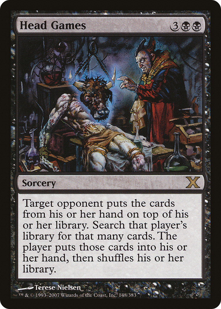 Head Games (10E-148) [Tenth Edition] Foil MTG Single Wizards of the Coast