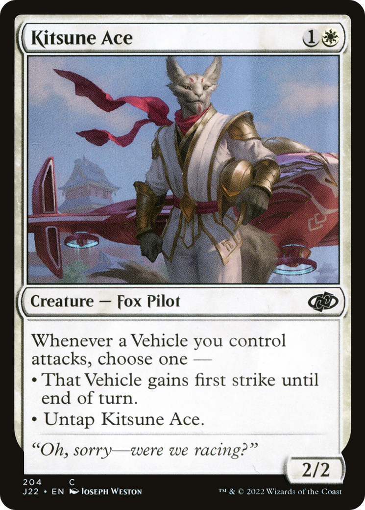 Kitsune Ace (J22-204) [Jumpstart 2022] MTG Single Wizards of the Coast
