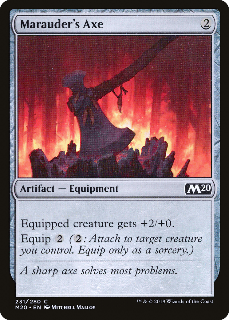 Marauder's Axe (M20-231) [Core Set 2020] MTG Single Wizards of the Coast