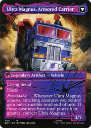 Ultra Magnus, Tactician (Shattered Glass) (BOT-029) [Transformers] (Borderless) Foil MTG Single Wizards of the Coast
