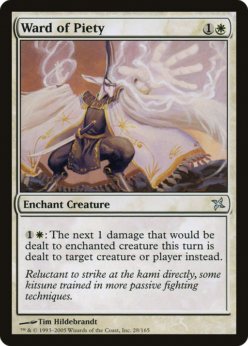 Ward of Piety (BOK-028) [Betrayers of Kamigawa] MTG Single Wizards of the Coast