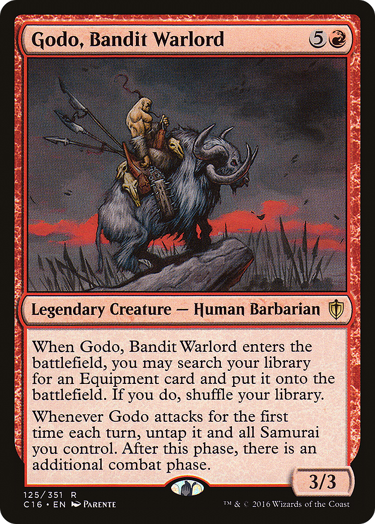 Godo, Bandit Warlord (C16-125) [Commander 2016] MTG Single Wizards of the Coast