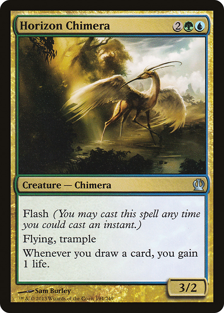 Horizon Chimera (THS-194) [Theros] Foil MTG Single Wizards of the Coast