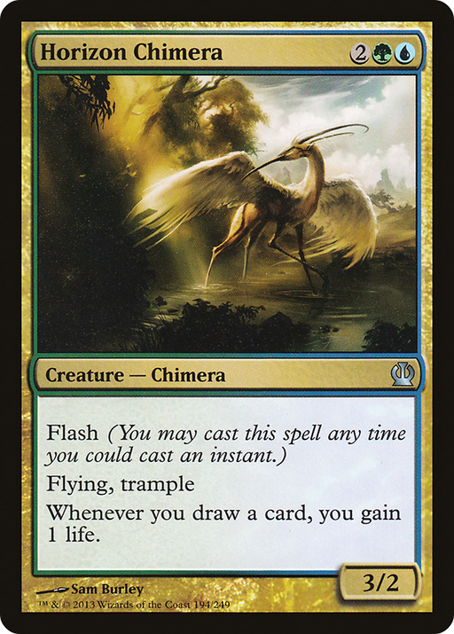 Horizon Chimera (THS-194) [Theros] Foil MTG Single Wizards of the Coast
