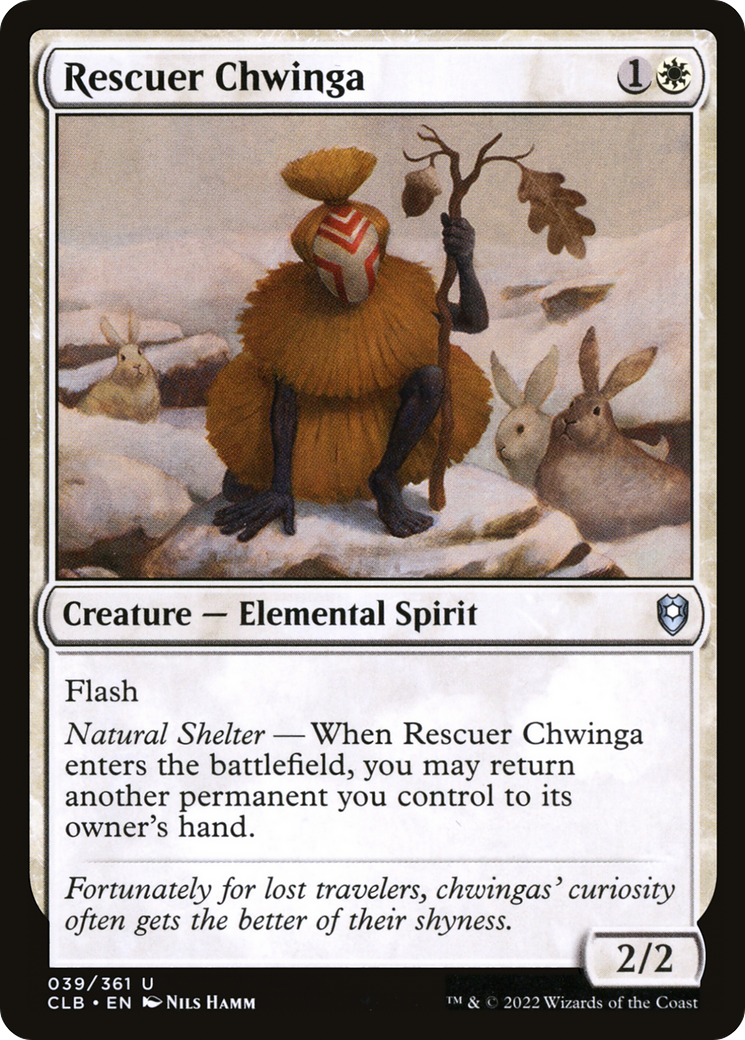 Rescuer Chwinga (CLB-039) [Commander Legends: Battle for Baldur's Gate] Foil MTG Single Wizards of the Coast