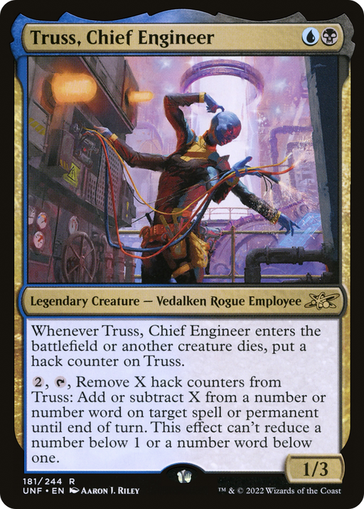 Truss, Chief Engineer (UNF-181) [Unfinity] MTG Single Wizards of the Coast