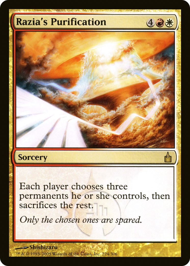 Razia's Purification (RAV-224) [Ravnica: City of Guilds] Foil MTG Single Wizards of the Coast
