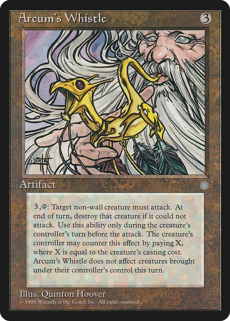 Arcum's Whistle (ICE-) [Ice Age] MTG Single Wizards of the Coast