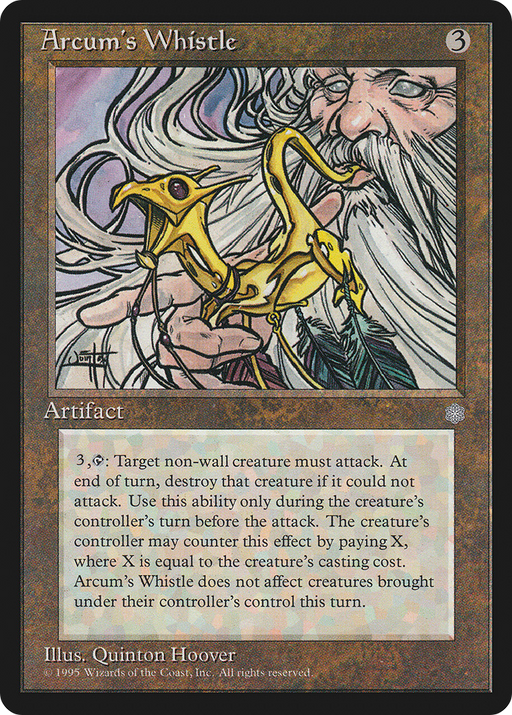 Arcum's Whistle (ICE-) [Ice Age] MTG Single Wizards of the Coast