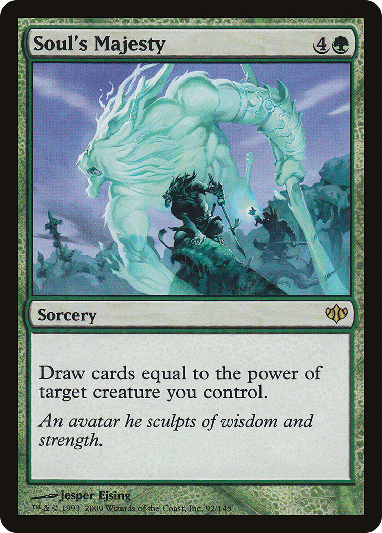 Soul's Majesty (CON-092) [Conflux] MTG Single Wizards of the Coast