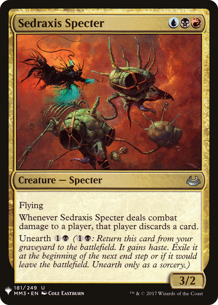 Sedraxis Specter (LIST-MM3-181) [Mystery Booster] The List MTG Single Wizards of the Coast