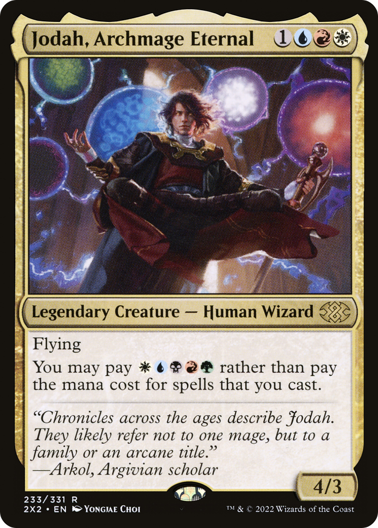 Jodah, Archmage Eternal (2X2-233) [Double Masters 2022] MTG Single Wizards of the Coast