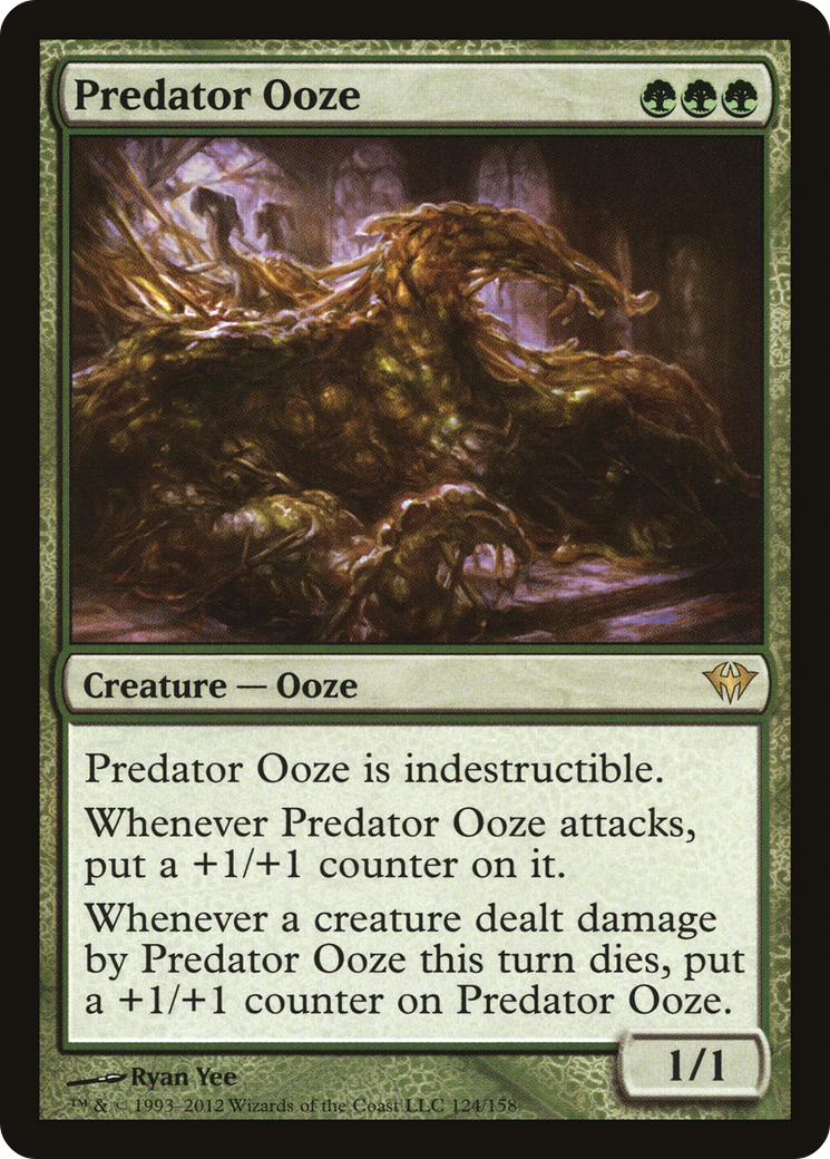 Predator Ooze (DKA-124) [Dark Ascension] MTG Single Wizards of the Coast