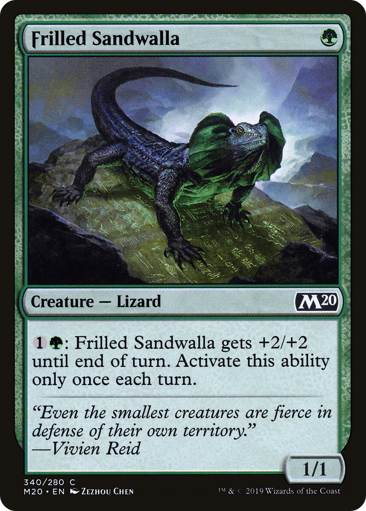 Frilled Sandwalla (M20-340) [Core Set 2020] MTG Single Wizards of the Coast