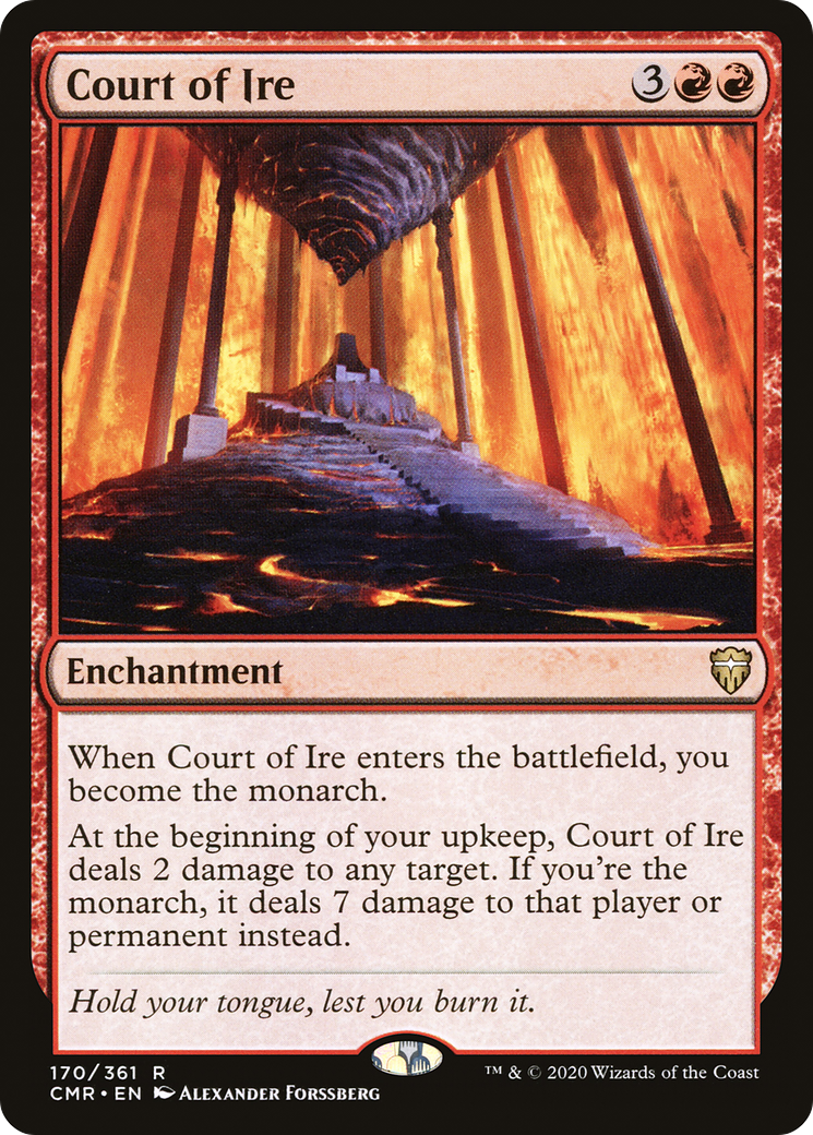 Court of Ire (CMR-170) [Commander Legends] MTG Single Wizards of the Coast
