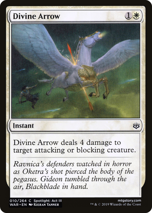 Divine Arrow (WAR-010) [War of the Spark] MTG Single Wizards of the Coast