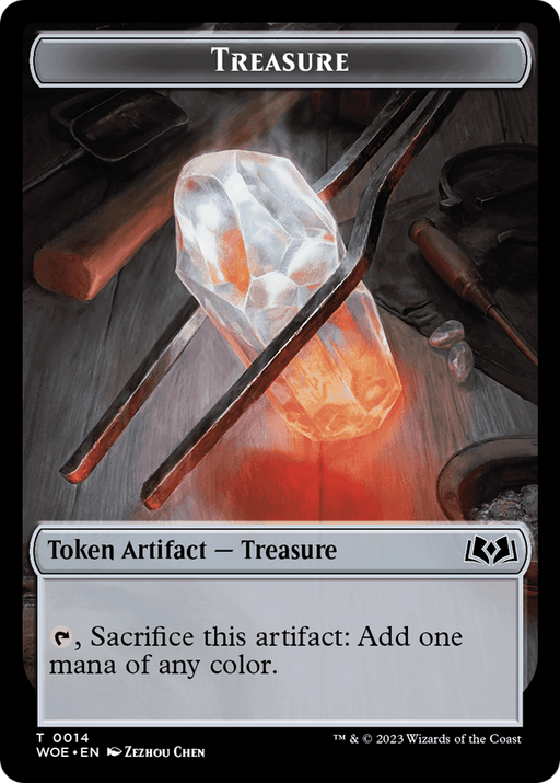 Treasure (TWOE-014) [Tokens] Wilds of Eldraine Tokens Foil MTG Single Wizards of the Coast