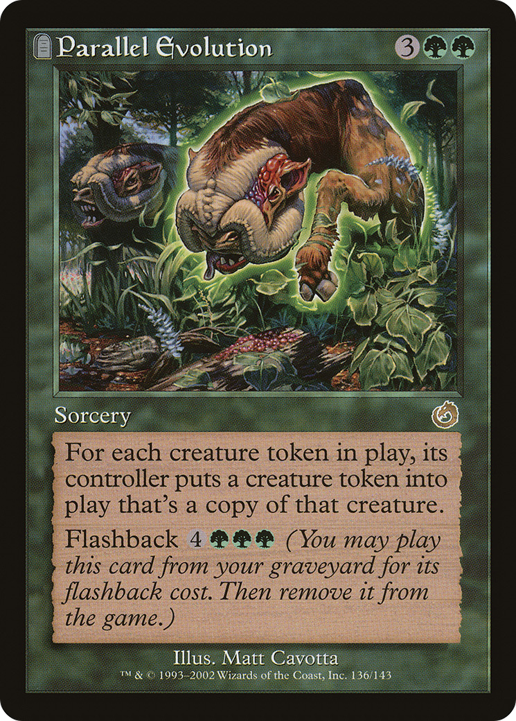 Parallel Evolution (TOR-136) [Torment] Foil MTG Single Wizards of the Coast