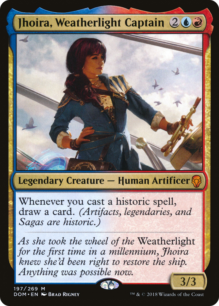 Jhoira, Weatherlight Captain (DOM-197) [Dominaria] Foil MTG Single Wizards of the Coast