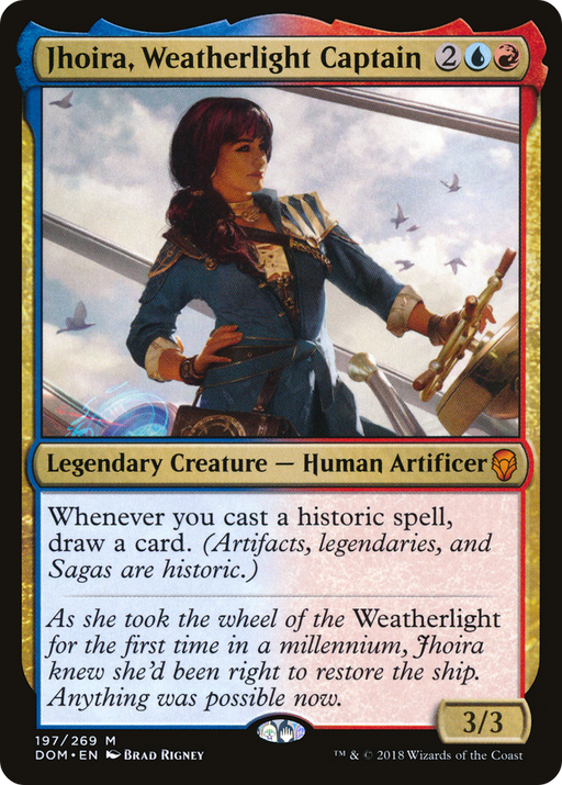 Jhoira, Weatherlight Captain (DOM-197) [Dominaria] MTG Single Wizards of the Coast