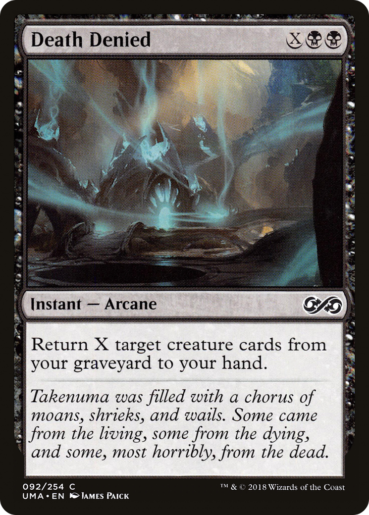 Death Denied (UMA-092) [Ultimate Masters] MTG Single Wizards of the Coast