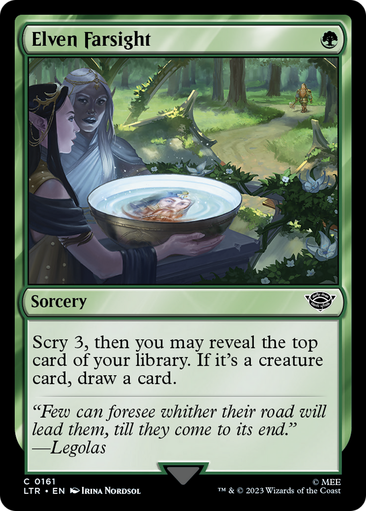 Elven Farsight (LTR-161) [The Lord of the Rings: Tales of Middle-earth] MTG Single Wizards of the Coast