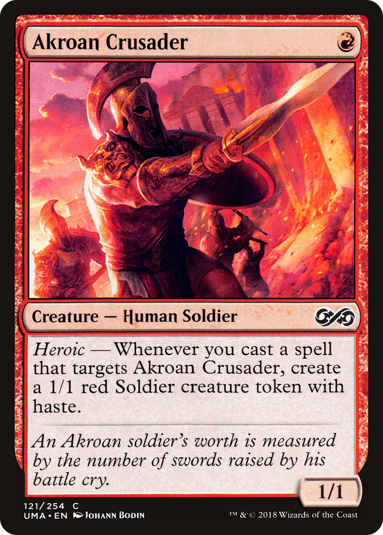 Akroan Crusader (UMA-121) [Ultimate Masters] Foil MTG Single Wizards of the Coast