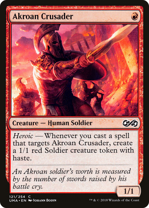 Akroan Crusader (UMA-121) [Ultimate Masters] Foil MTG Single Wizards of the Coast