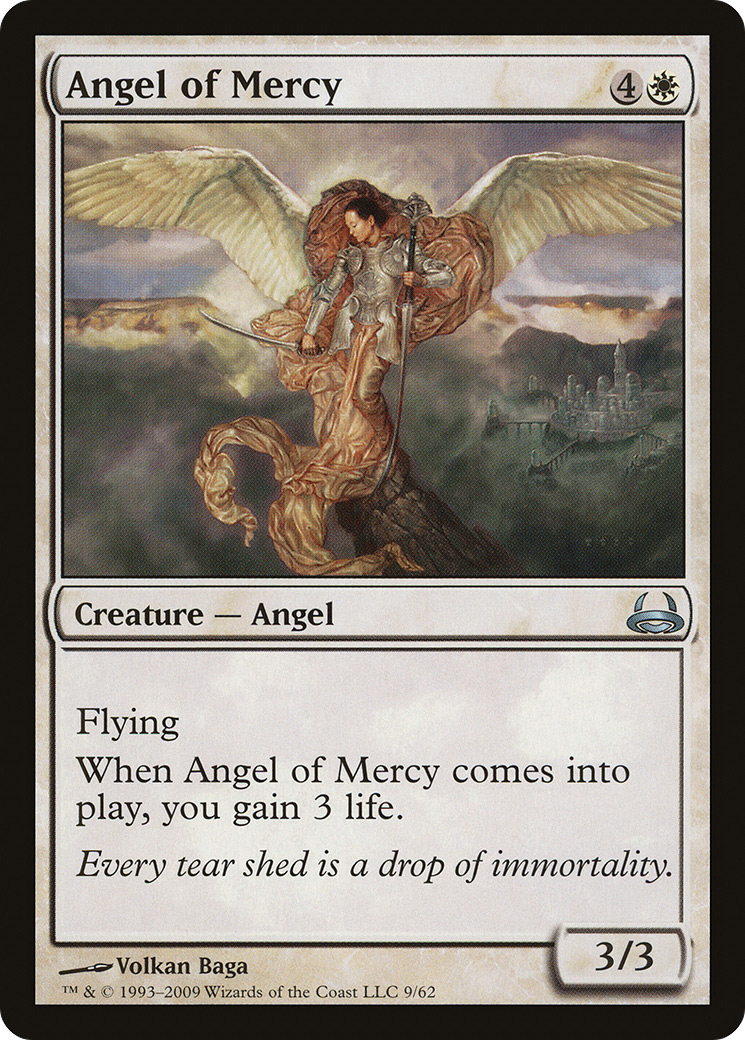 Angel of Mercy (DDC-009) [Misc] Duel Decks: Divine vs. Demonic MTG Single Wizards of the Coast