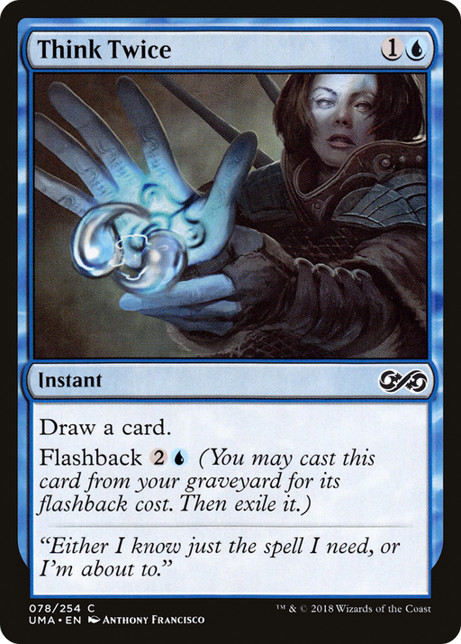 Think Twice (UMA-078) [Ultimate Masters] Foil MTG Single Wizards of the Coast